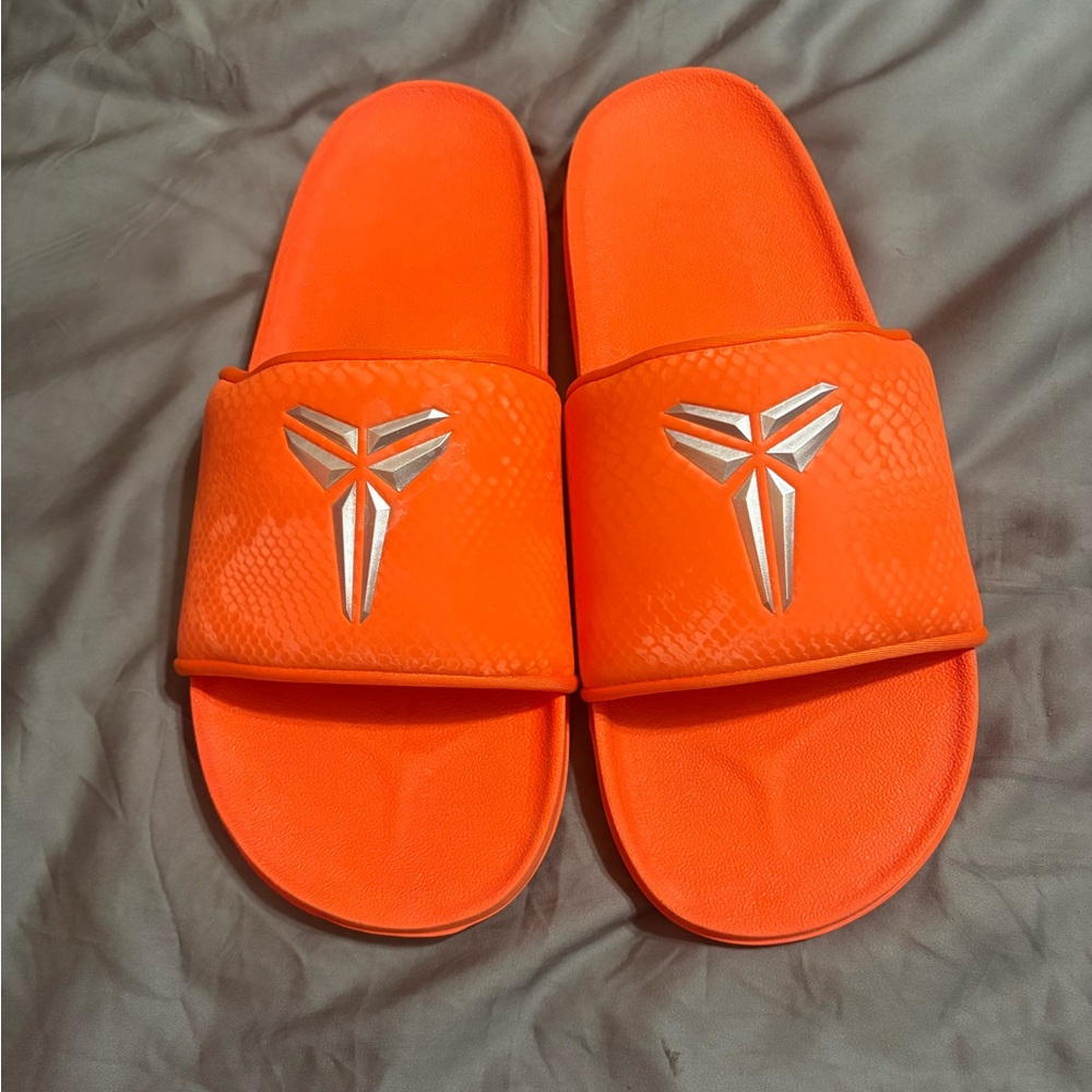 Nike Kobe Mamba Offcourt Slides, Size 14 Safety Orange IF2870-800